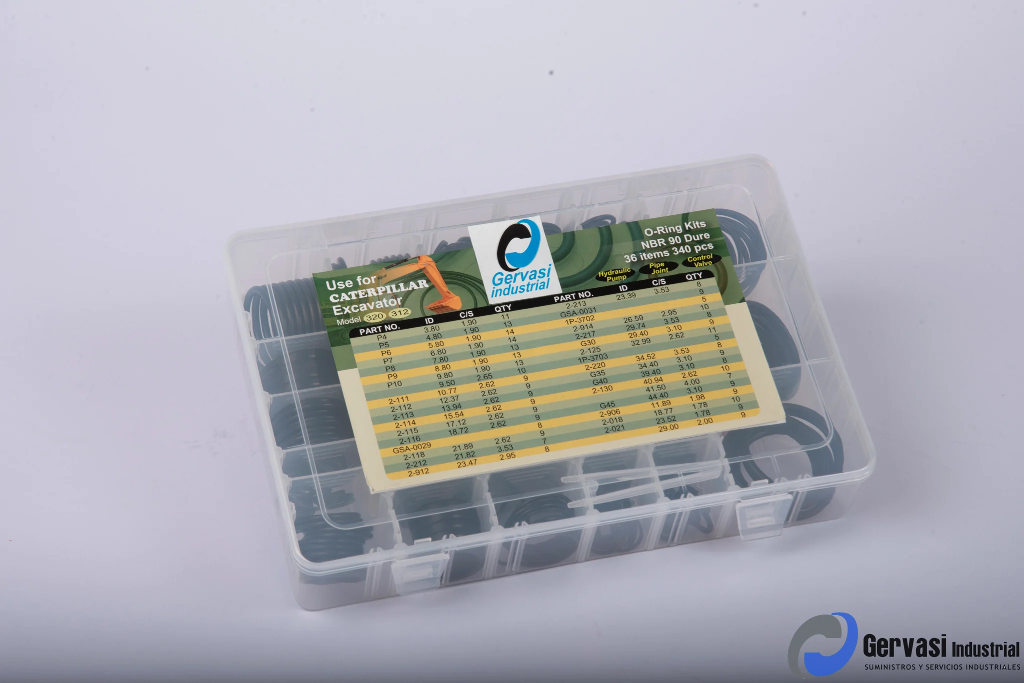 Kit O-Ring Caterpillar NBR 90° Shore