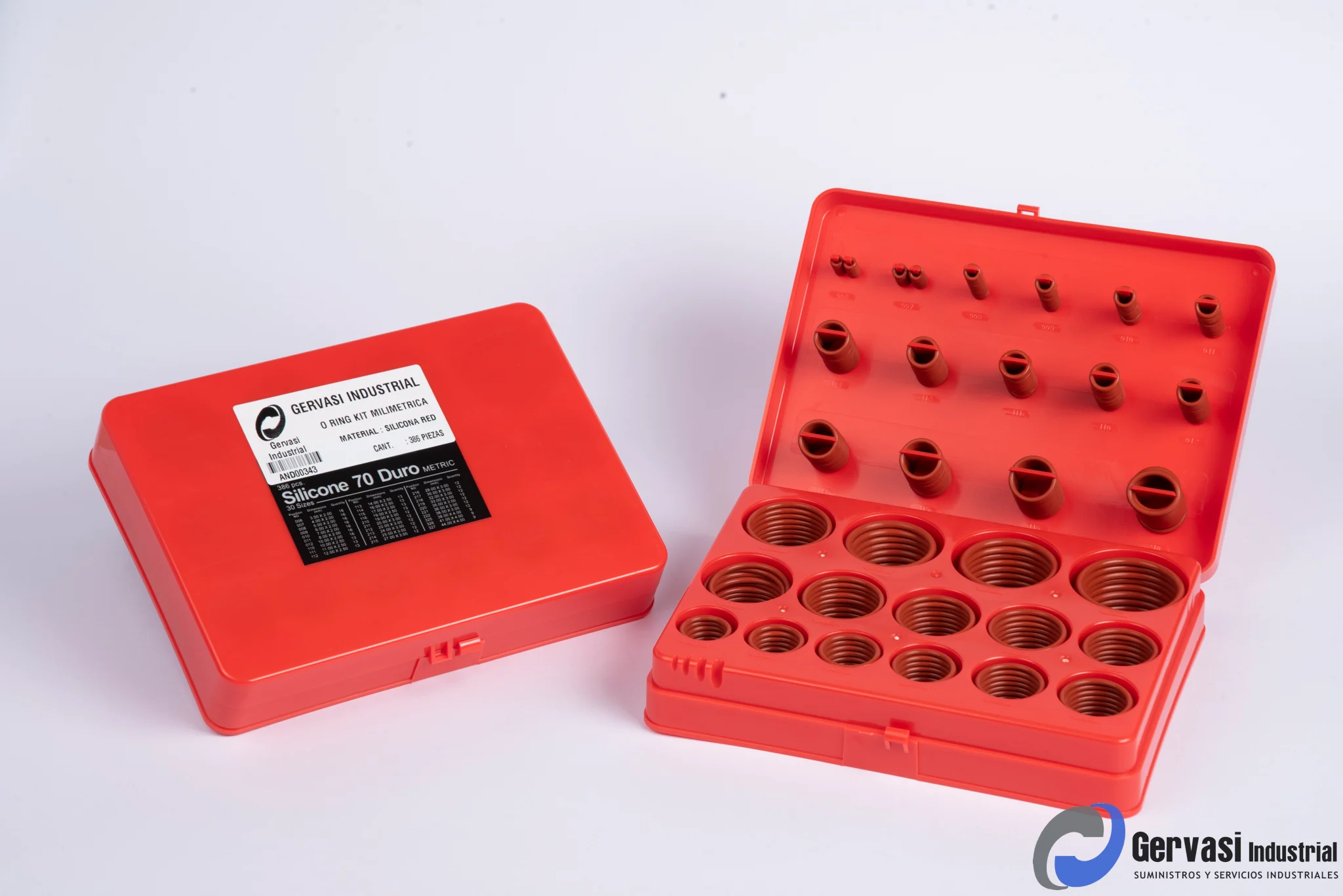 Kit O-Ring Silicona 70° Shore milimetrico